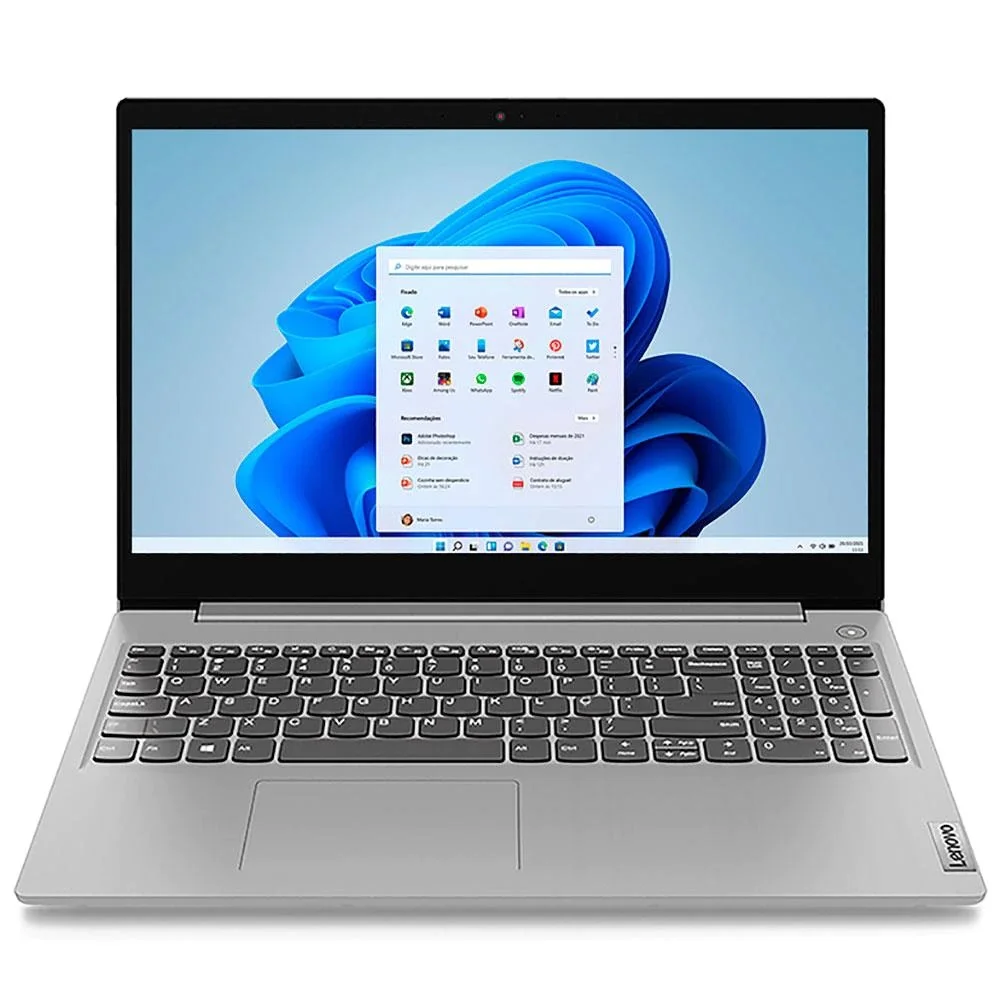 Notebook Lenovo Ideapad 3i 15ITL i3 4GB 256GB 156