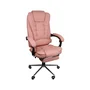 Cadeira De Escritório Presidente Webshop, Ergonômica, Rosa