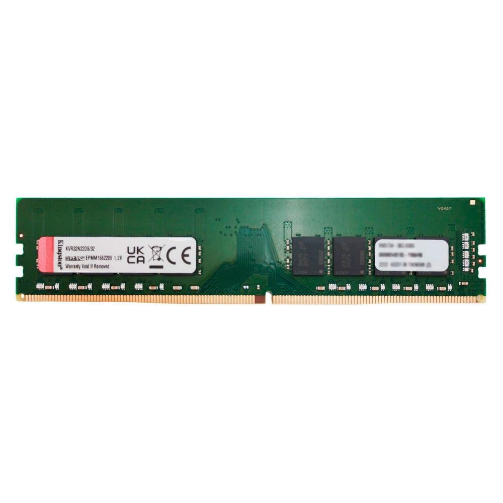 Memória Kingston HyperX, 32GB, 3200MHz, DDR4, CL22 - KVR32N22D8/32 Memória Kingston HyperX, 32GB, 3200MHz, DDR4, CL22 - KVR32N22D8/32