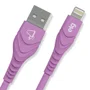 Cabo Lightning para Apple iPhone, iPad, iPod ELG, PVC Emborrachado, Roxo, 1.2M - L812X