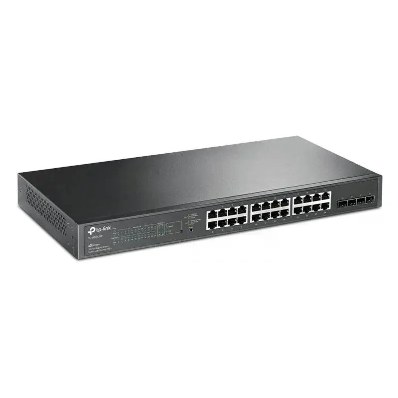 Switch Smart Tp-link, 10/100/1000 Mbps, Gigabit, 24 Portas Poe+, 4 Slots Gigabit SFP - Tl-sg2428p Switch Smart Tp-link, 10/100/1000 Mbps, Gigabit, 24 Portas Poe+, 4 Slots Gigabit SFP - Tl-sg2428p