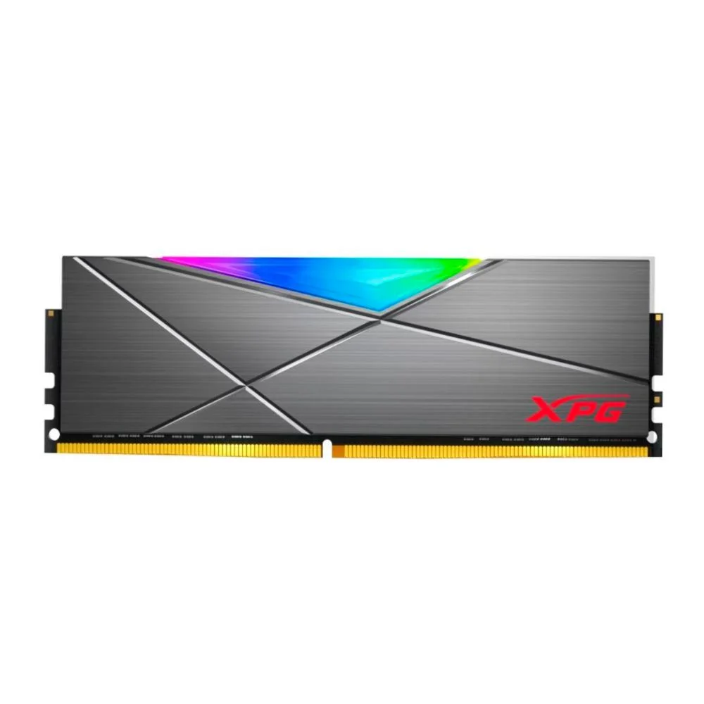 Memória ADATA XPG Spectrix D50, RGB, 32GB, 3200MHz, DDR4, CL16, Cinza - AX4U320032G16A ST50 Memória ADATA XPG Spectrix D50, RGB, 32GB, 3200MHz, DDR4, CL16, Cinza - AX4U320032G16A ST50