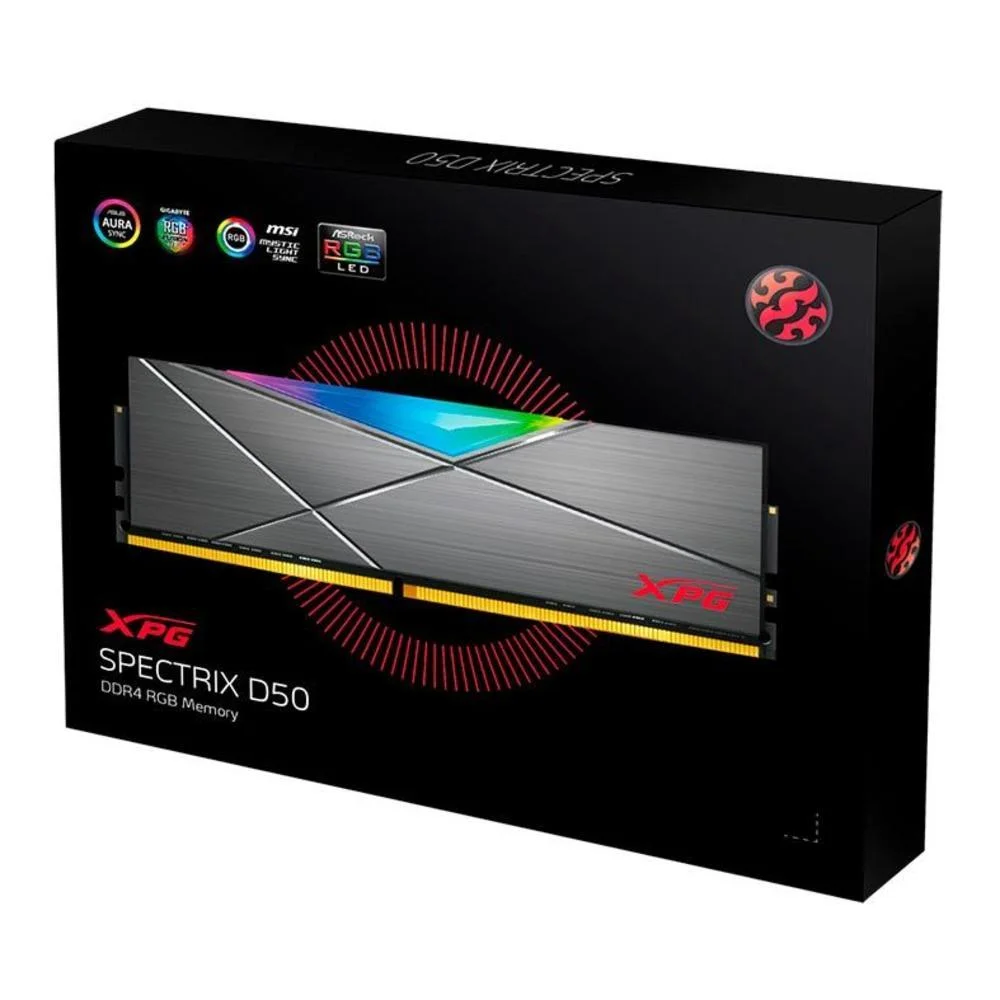 メモリー A-DATA 32GB DDR4-3200 XPG Memória 32GB DDR4 3200MHz Adata XPG Spectrix D50