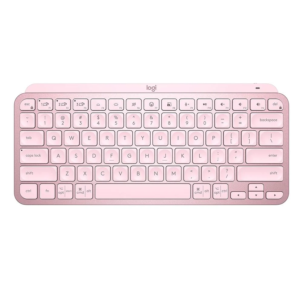 Teclado Logitech Mx Keys Mini Rosa Padro KaBuM