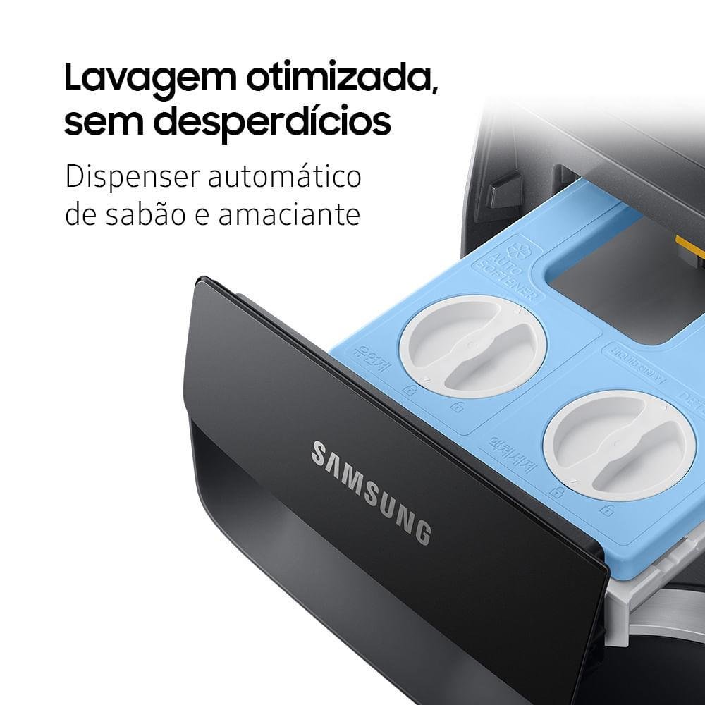 Lava E Seca Samsung WD14T, Qdrive, 14/9 kg 127V Black Inox Lavagem Inteligente. Lava E Seca Samsung WD14T, Qdrive, 14/9 kg 127V Black Inox Lavagem Inteligente.