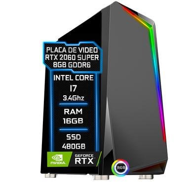 Pc Gamer I7 16GB RTX 2060 Super 8GB SSD 480GB