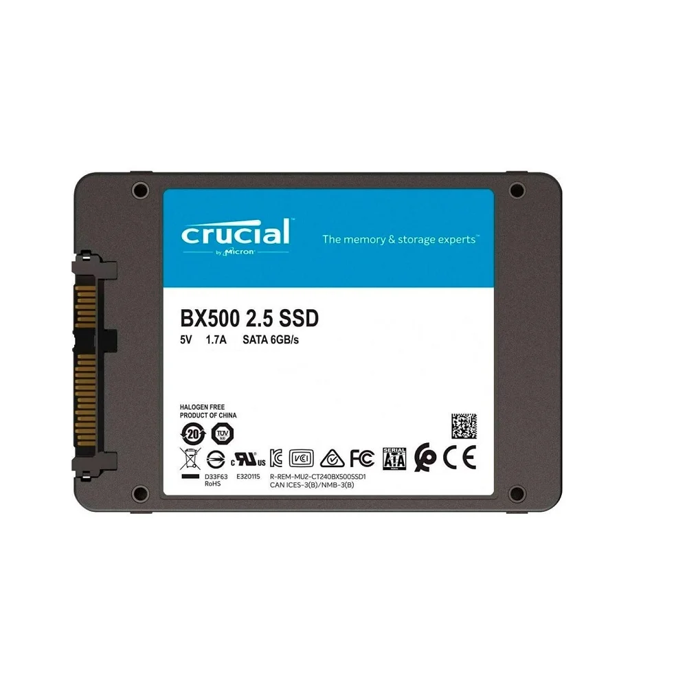 SSD Sata 3 500GB Bx500 KaBuM
