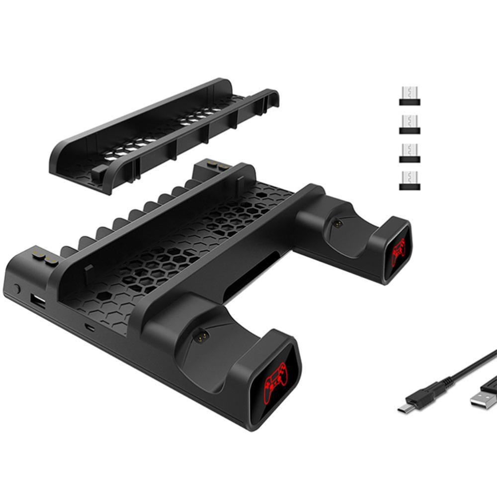 Base Vertical Dobe TP4-19076 Carregador Cooler Ps 4 C/ Controller Charging Dock Base Vertical Dobe TP4-19076 Carregador Cooler Ps 4 C/ Controller Charging Dock