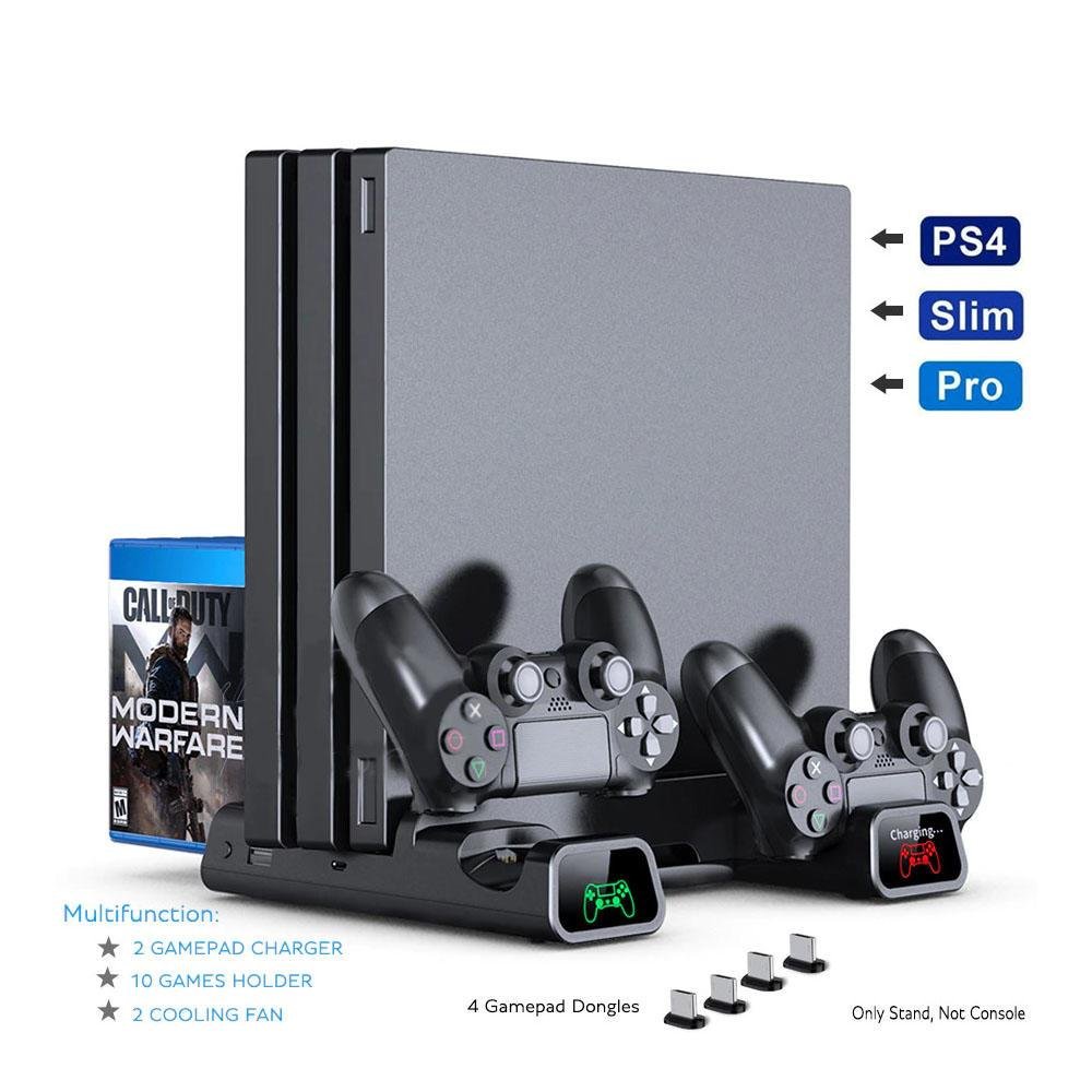 Base Vertical Dobe TP4-19076 Carregador Cooler Ps 4 C/ Controller Charging Dock Base Vertical Dobe TP4-19076 Carregador Cooler Ps 4 C/ Controller Charging Dock
