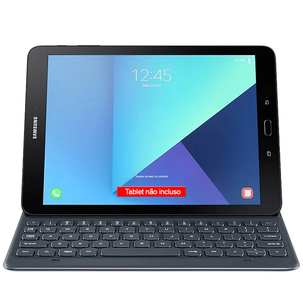 Capa Teclado Samsung Galaxy Tab S3 9.7 Polegadas, T820 / T825 - Tablet Não Incluso Capa Teclado Samsung Galaxy Tab S3 9.7 Polegadas, T820 / T825 - Tablet Não Incluso