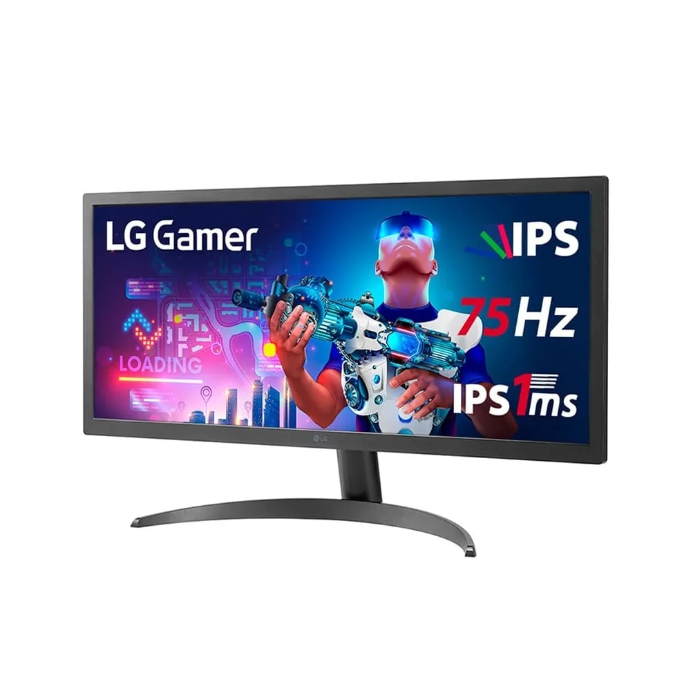 Monitor LG Ultrawide 26" Ips Full HD, 75Hz, 1Ms, HDR 10, AMD Freesync - 26wq500-b.awzm Monitor LG Ultrawide 26" Ips Full HD, 75Hz, 1Ms, HDR 10, AMD Freesync - 26wq500-b.awzm