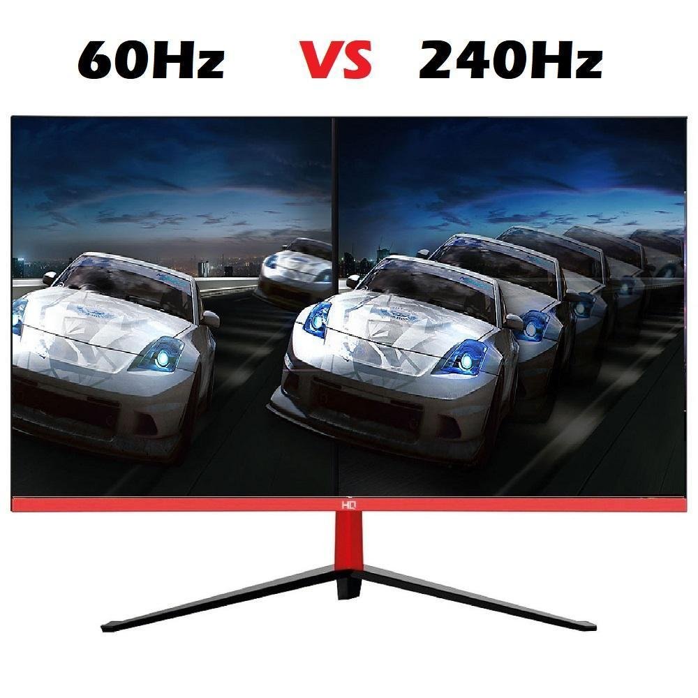 Monitor Gamer HQ 27 Polegadas, FULL HD 144HZ A 240HZ 1MS HDMI Display Port, Curvo LED, Alto Falantes Iluminação RGB - Battle 27h240g