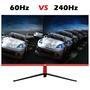 Monitor Gamer HQ 27 Polegadas, FULL HD 144HZ A 240HZ 1MS HDMI Display Port, Curvo LED, Alto Falantes Iluminação RGB - Battle 27h240g