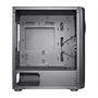 Gabinete Gamer K-mex Reactor Infinite Ii Cg-01me, USB 2.0, Led RGB, Preto - Cg01merh0010b0x