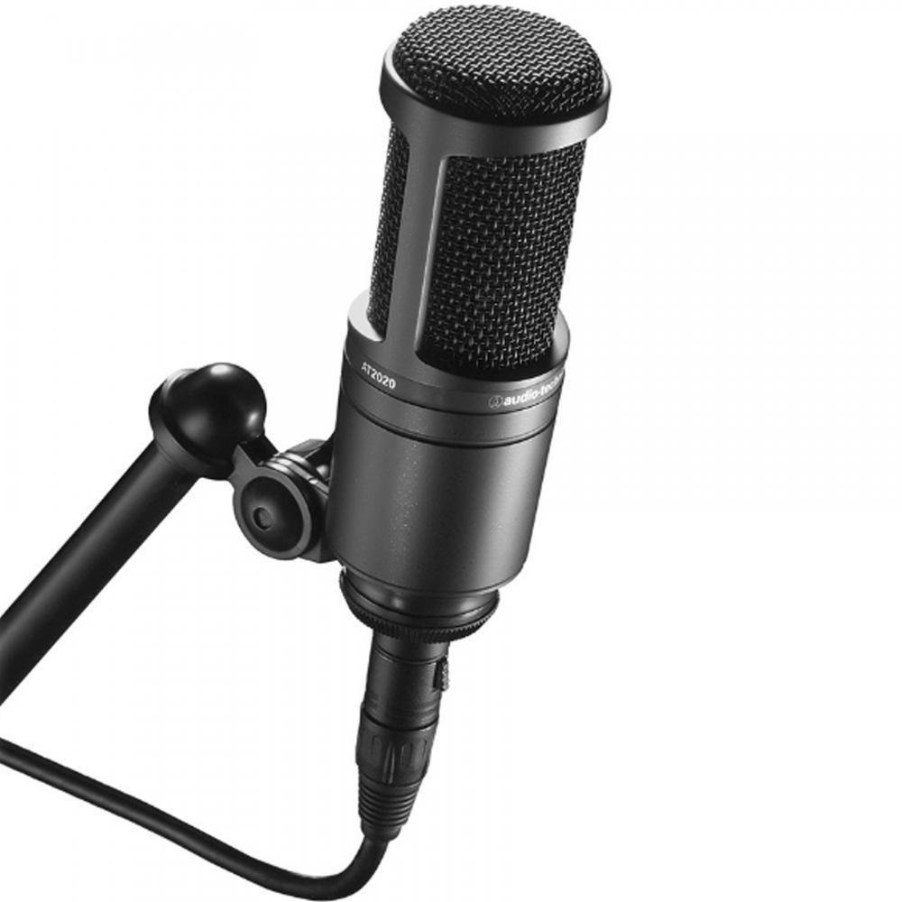 Microfone Áudio Technica At2020 Fone M20x KaBuM