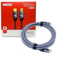 Cabo HDMI 8K 60hz, 4K 120hz, 2.1v, Full Ultra HD, Dolby TrueHD Dts-HD, 1.5 Mts