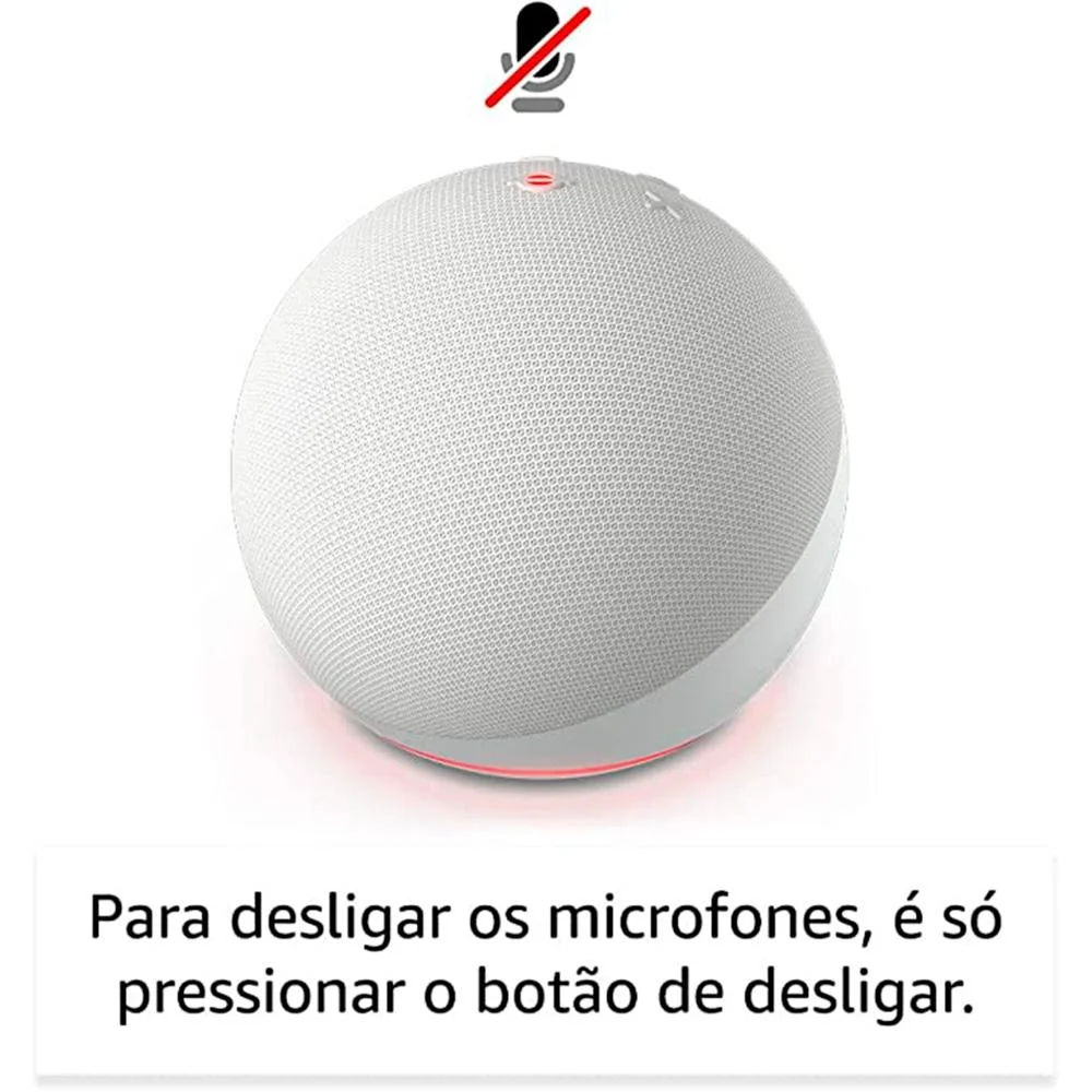 Echo Dot 5ª Geração Amazon Alexa Smart Speaker Branco - B09b8xvsdp