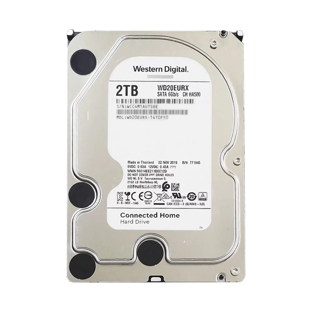 HD Western Digital 2TB Sata 3 64MB 7200rpm 35