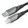 Cabo Vention USB C Para Lightning Carregador Iphone Apple 1m