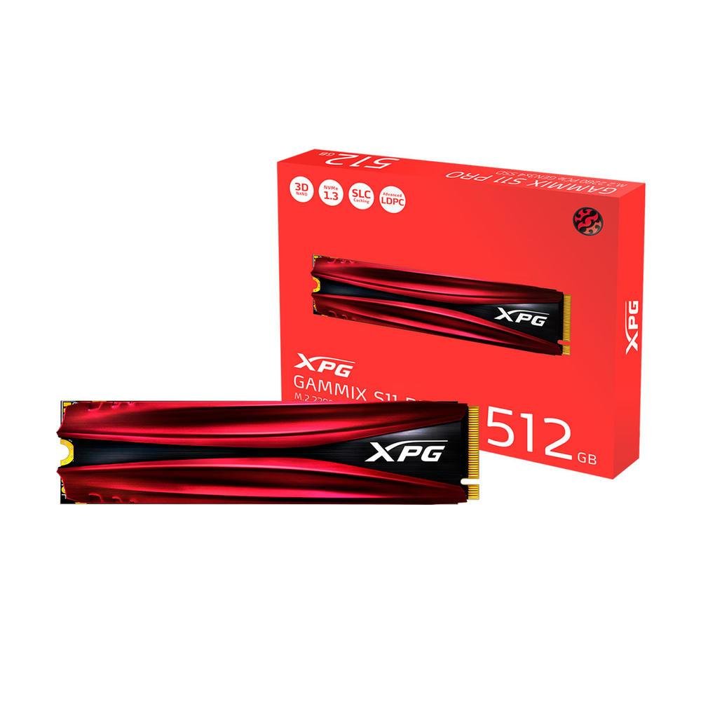 SSD Adata Xpg Gammix S11 Pro, 512GB, M.2 2280 | KaBuM!