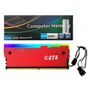 Memoria RAM Para Desktop Gta Tech, 16GB, 3200MHz, DDR4, CL22, 1.2V, C/ Dissipador RGB - Gt16g3200l20dcr