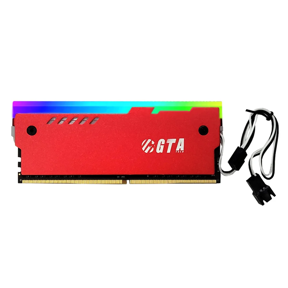 Memoria RAM Para Desktop Gta Tech, 16GB, 3200MHz, DDR4, CL22, 1.2V, C/ Dissipador RGB - Gt16g3200l20dcr Memoria RAM Para Desktop Gta Tech, 16GB, 3200MHz, DDR4, CL22, 1.2V, C/ Dissipador RGB - Gt16g3200l20dcr