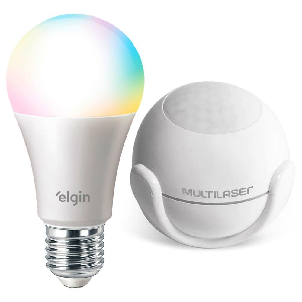 Kit Lâmpada Inteligente + Sensor De Presença | KaBuM!