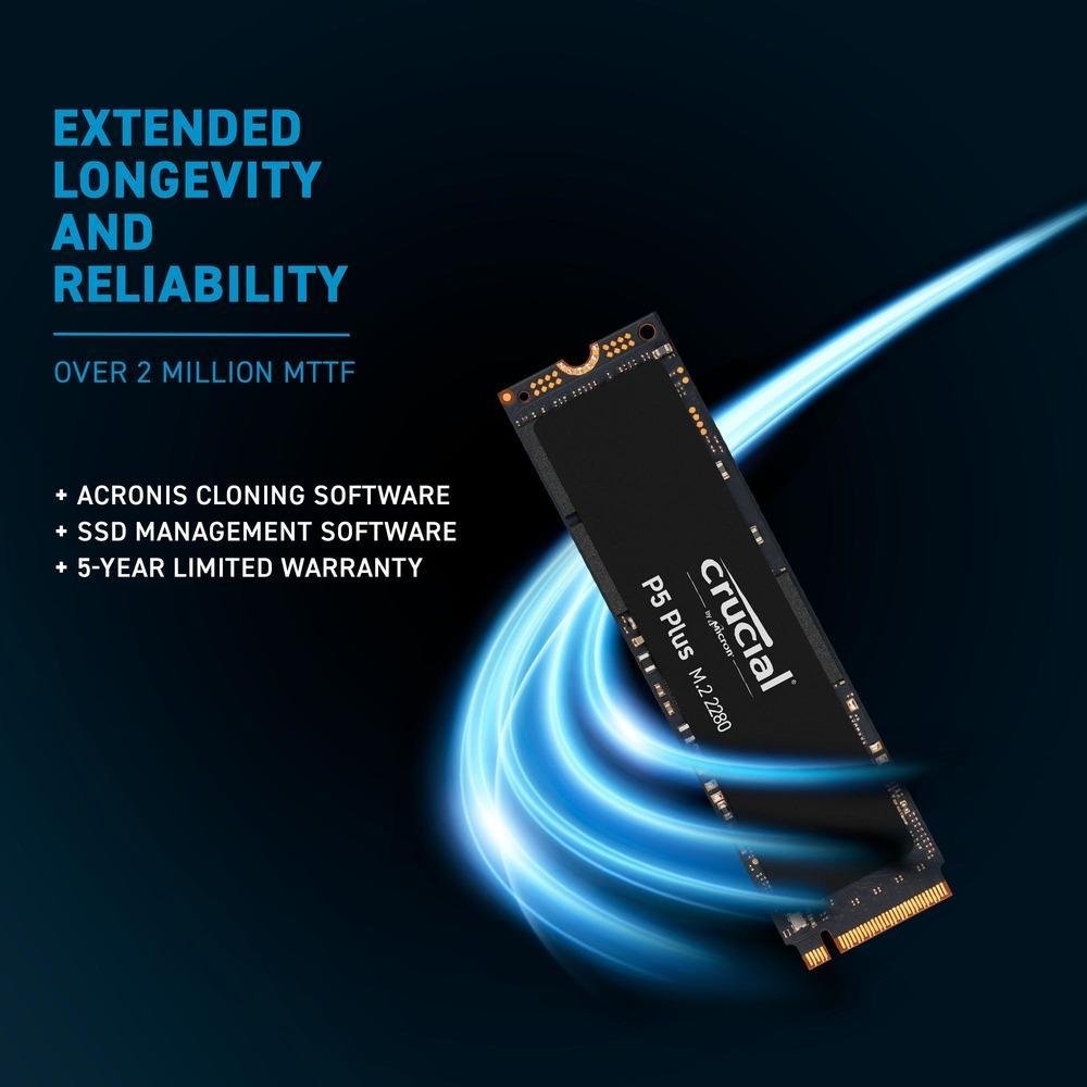 SSD Crucial P5 Plus 2TB M2 Ct2000p5pssd8 KaBuM