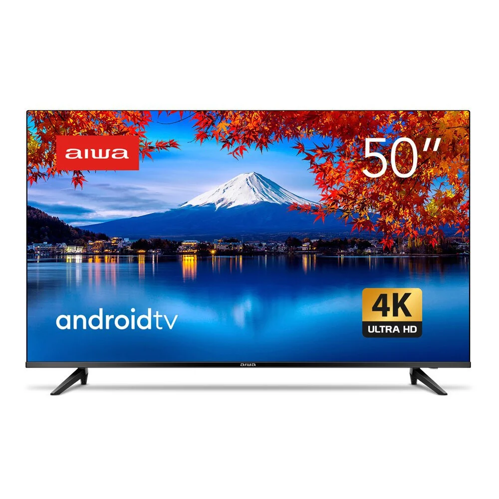 Smart TV Aiwa 50 Polegadas, Android D-LED, 4K, 3 HDMI, 2 USB, Wi-fi - Bl-02 Smart TV Aiwa 50 Polegadas, Android D-LED, 4K, 3 HDMI, 2 USB, Wi-fi - Bl-02
