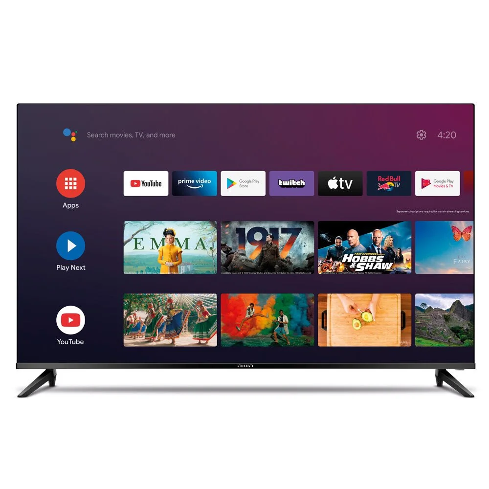 Smart TV Aiwa 50 Polegadas, Android D-LED, 4K, 3 HDMI, 2 USB, Wi-fi - Bl-02 Smart TV Aiwa 50 Polegadas, Android D-LED, 4K, 3 HDMI, 2 USB, Wi-fi - Bl-02