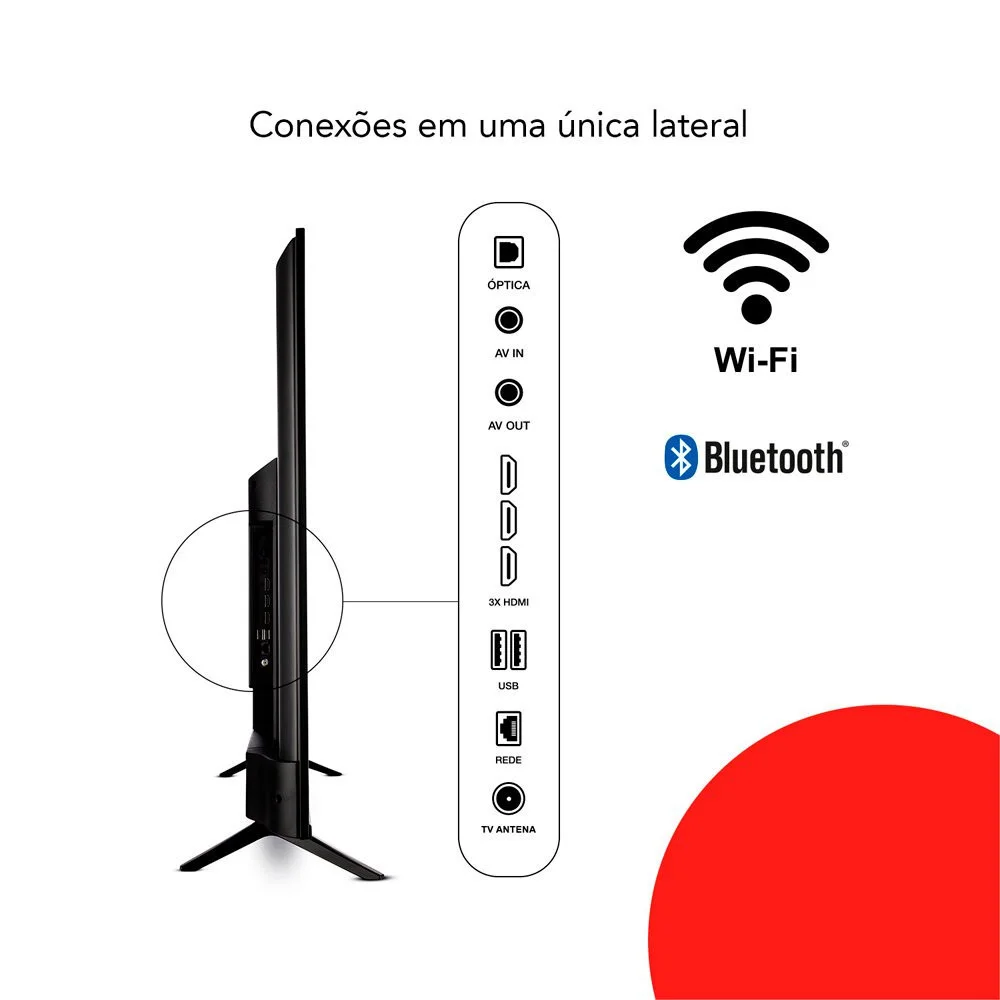 Smart TV Aiwa 50 Polegadas, Android D-LED, 4K, 3 HDMI, 2 USB, Wi-fi - Bl-02 Smart TV Aiwa 50 Polegadas, Android D-LED, 4K, 3 HDMI, 2 USB, Wi-fi - Bl-02