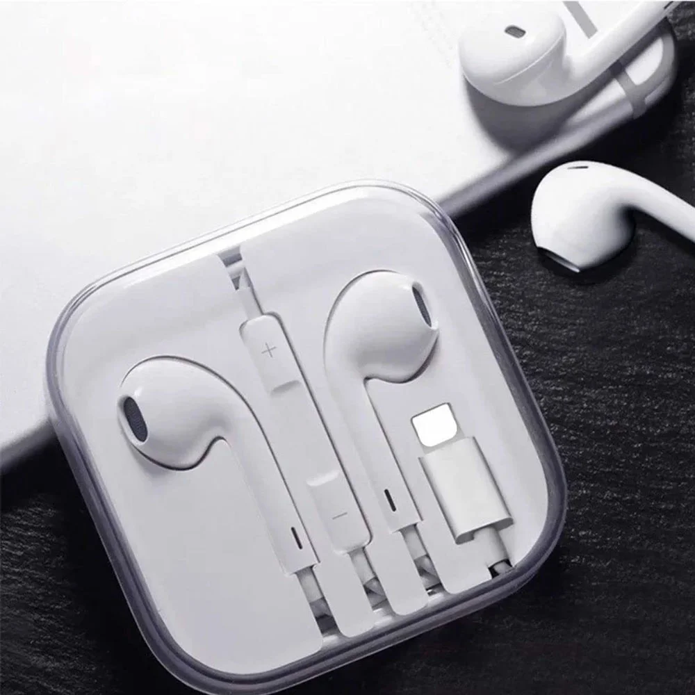 Fone Ouvido Lightning Iphone 7 8 Plus X Xs Max Xr