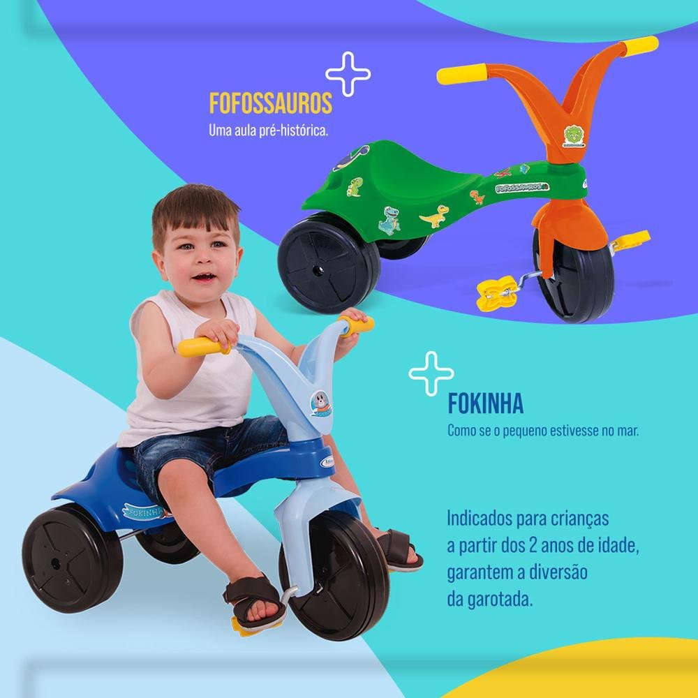 Triciclo Xalingo Infantil, + 2 anos, até 23kg | KaBuM!