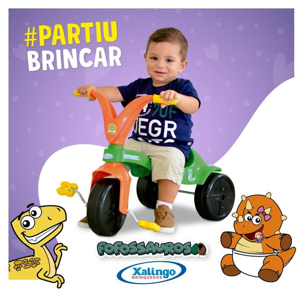 Triciclo Xalingo Infantil, + 2 anos, até 23kg | KaBuM!