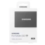 SSD Portátil Samsung T7, 1TB, Leitura: 1.050MB/s + Gravação: 1.000MB/s - Mu-pc1t0t-am