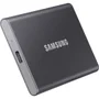 SSD Portátil Samsung T7, 1TB, Leitura: 1.050MB/s + Gravação: 1.000MB/s - Mu-pc1t0t-am