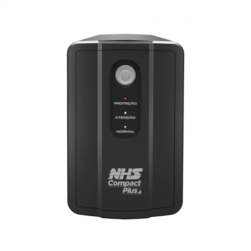 Nobreak Nhs Compact Plus 4, 1200va, S/120v, Bat. 2x7ah/12v, 8 Tomadas, Bivolt Aut. - 90.c1.a01200 Nobreak Nhs Compact Plus 4, 1200va, S/120v, Bat. 2x7ah/12v, 8 Tomadas, Bivolt Aut. - 90.c1.a01200