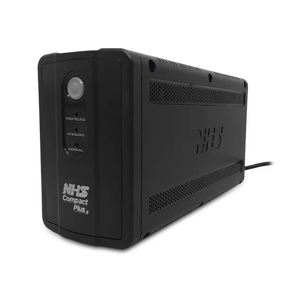 Nobreak Nhs Compact Plus 4, 1200va, S/120v, Bat. 2x7ah/12v, 8 Tomadas, Bivolt Aut. - 90.c1.a01200 Nobreak Nhs Compact Plus 4, 1200va, S/120v, Bat. 2x7ah/12v, 8 Tomadas, Bivolt Aut. - 90.c1.a01200