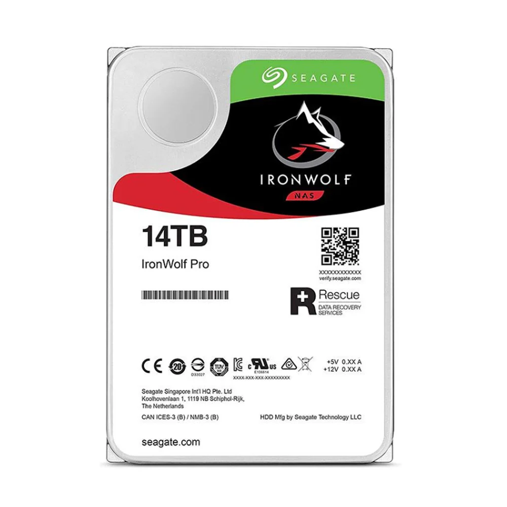 内蔵型ハードディスクドライブ Seagate IronWolf Pro ST14000NE0008 * 2 Hd Interno Seagate Ironwolf Pro 14tb Para Nas