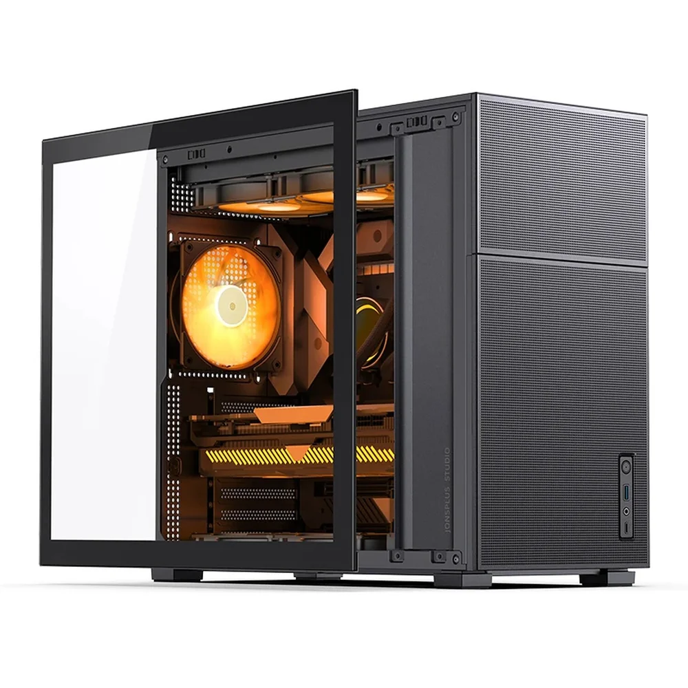 【新品】jonsbo d41 std pcケース Gabinete Jonsbo PretoAtx Alumínio D41 Mesh Screen