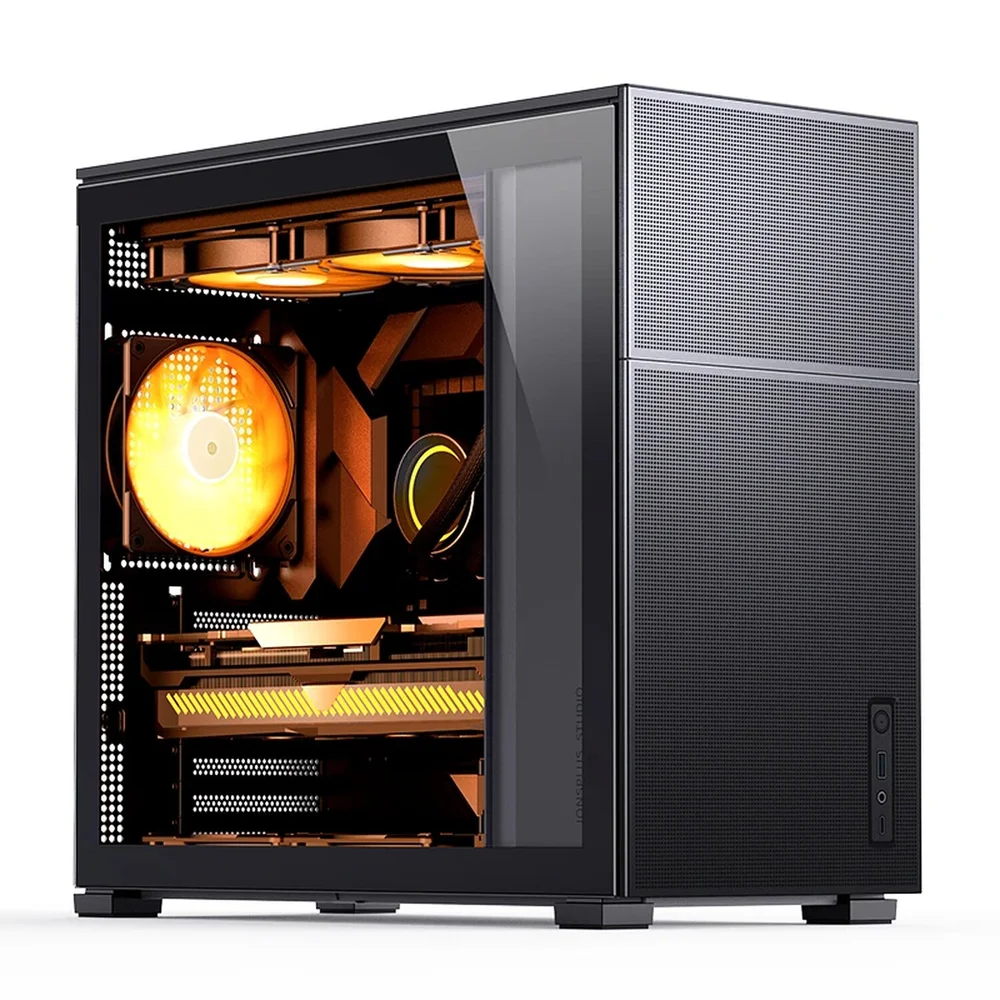 Gabinete Jonsbo PretoAtx Alumínio D41 Mesh Screen