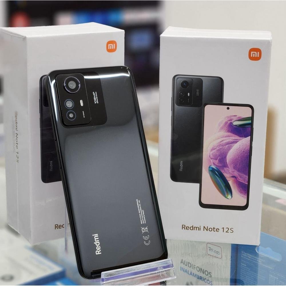 Smartphone Xiaomi Redmi Note 12s, 256GB, 8GB RAM, Snapdragon 8 Plus, Câmera 50MP, Tela 6.28, 5G, Onyx Black Smartphone Xiaomi Redmi Note 12s, 256GB, 8GB RAM, Snapdragon 8 Plus, Câmera 50MP, Tela 6.28, 5G, Onyx Black