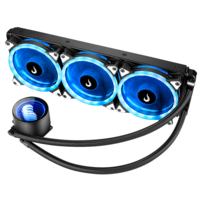 Water Cooler 360mm Rise Black RGB Para Cpu AMD / Intel