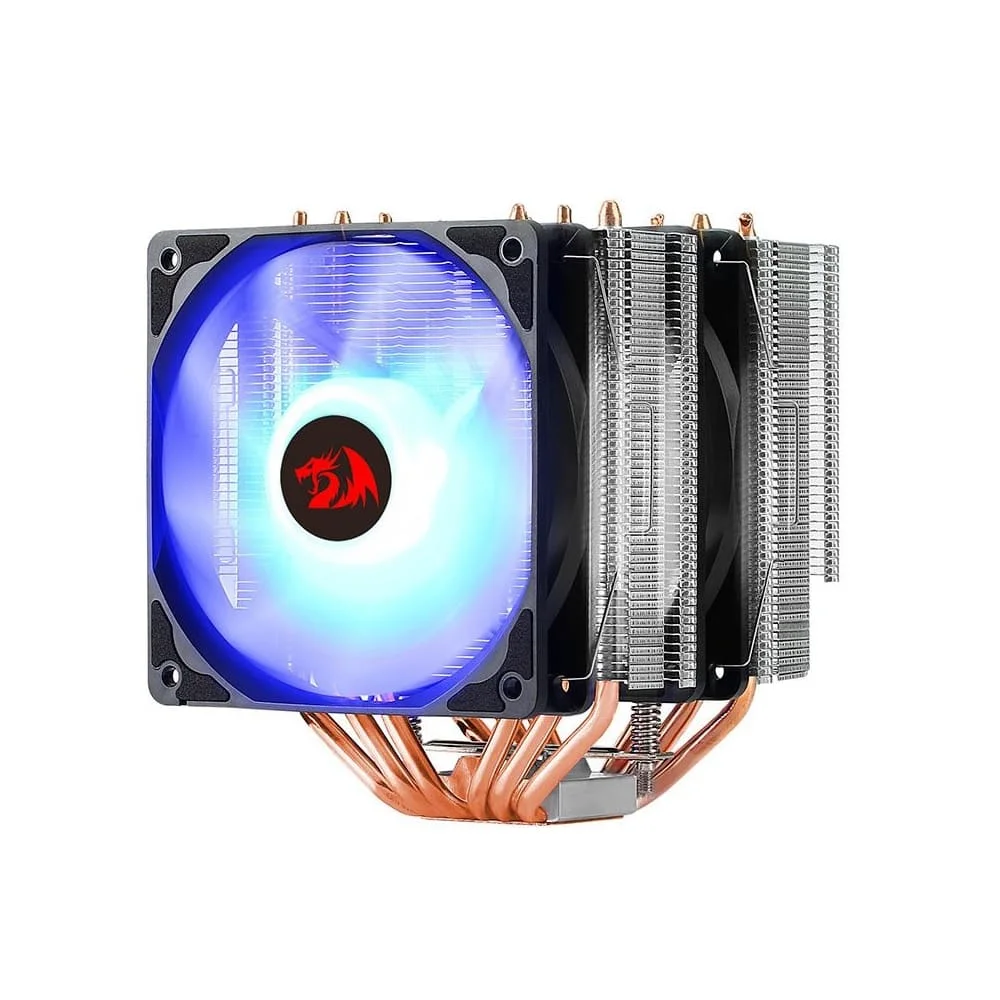 Air Cooler Redragon Rind, Preto Cc-1054, RGB - 120mm Air Cooler Redragon Rind, Preto Cc-1054, RGB - 120mm