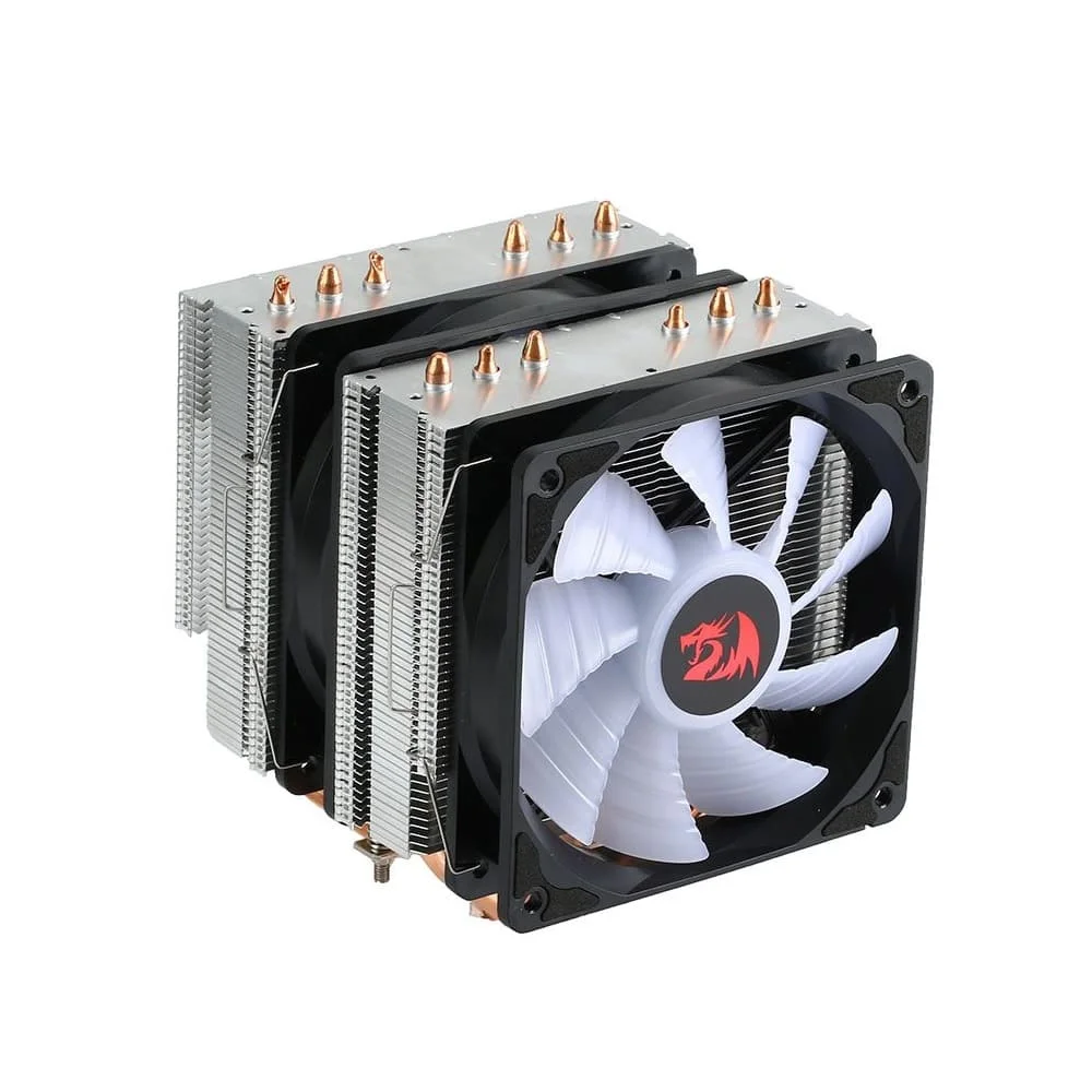 Air Cooler Redragon Rind, Preto Cc-1054, RGB - 120mm Air Cooler Redragon Rind, Preto Cc-1054, RGB - 120mm