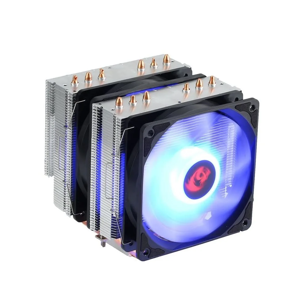 Air Cooler Redragon Rind, Preto Cc-1054, RGB - 120mm Air Cooler Redragon Rind, Preto Cc-1054, RGB - 120mm