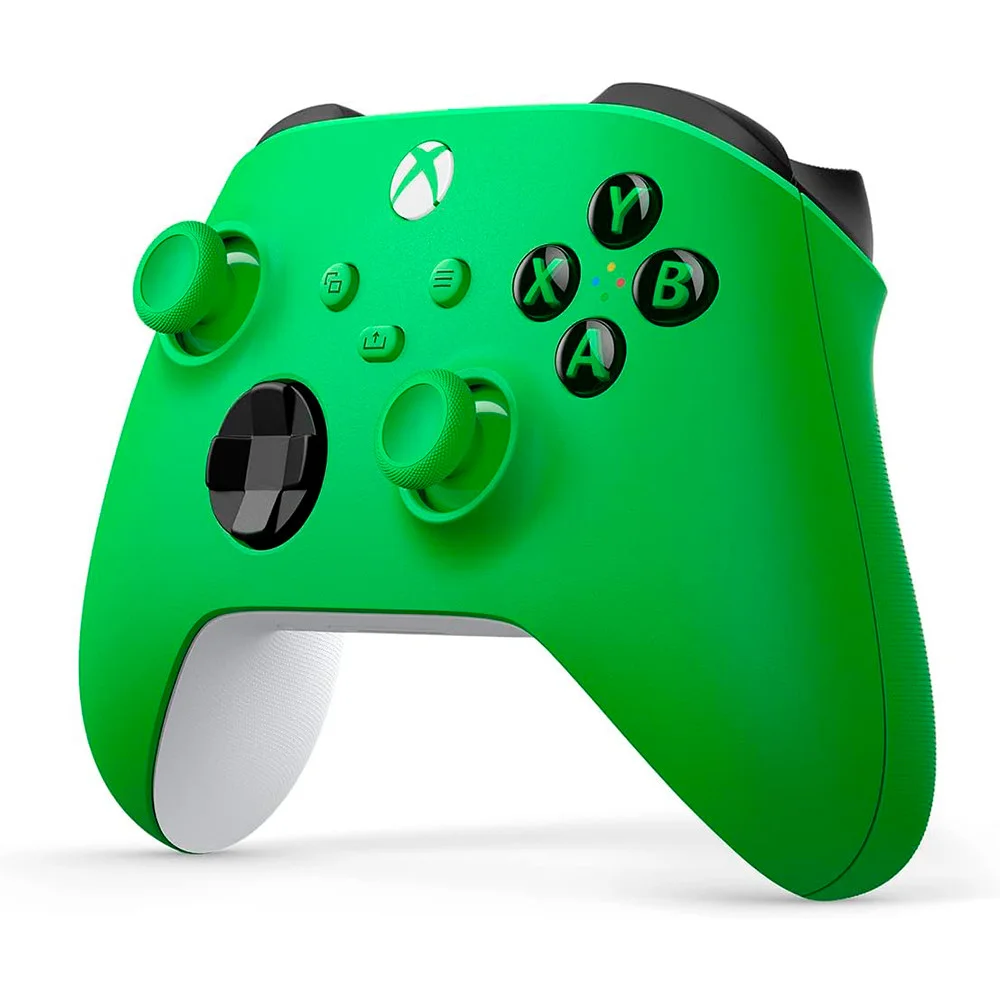 Controle Microsoft Xbox Series Velocity Green, Sem Fio - Qau-00090 Controle Microsoft Xbox Series Velocity Green, Sem Fio - Qau-00090