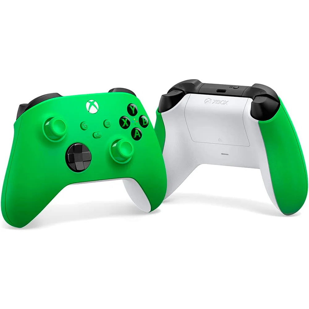 Controle Microsoft Xbox Series Velocity Green, Sem Fio - Qau-00090 Controle Microsoft Xbox Series Velocity Green, Sem Fio - Qau-00090