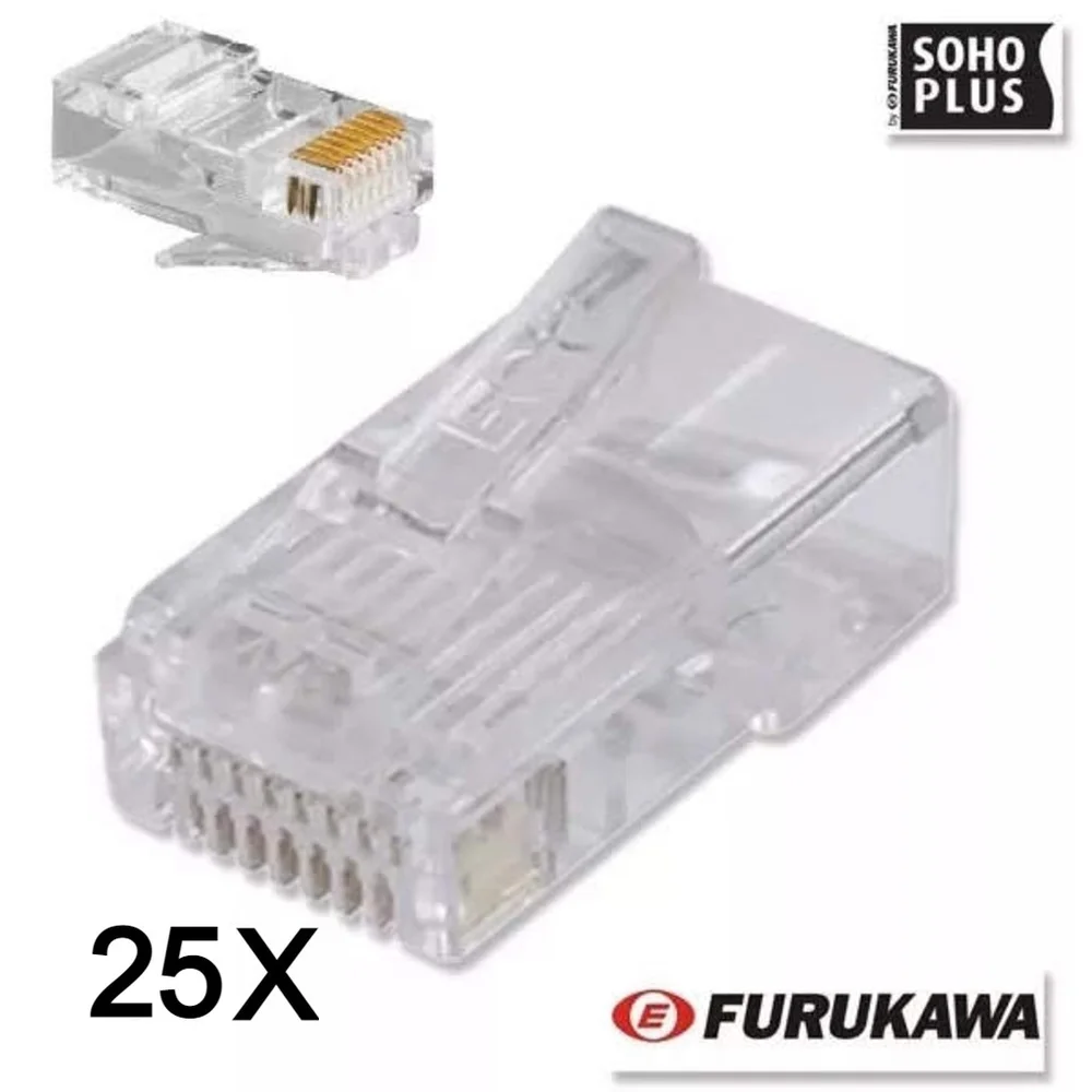 25x Conectores Rj45 Cat5e KaBuM