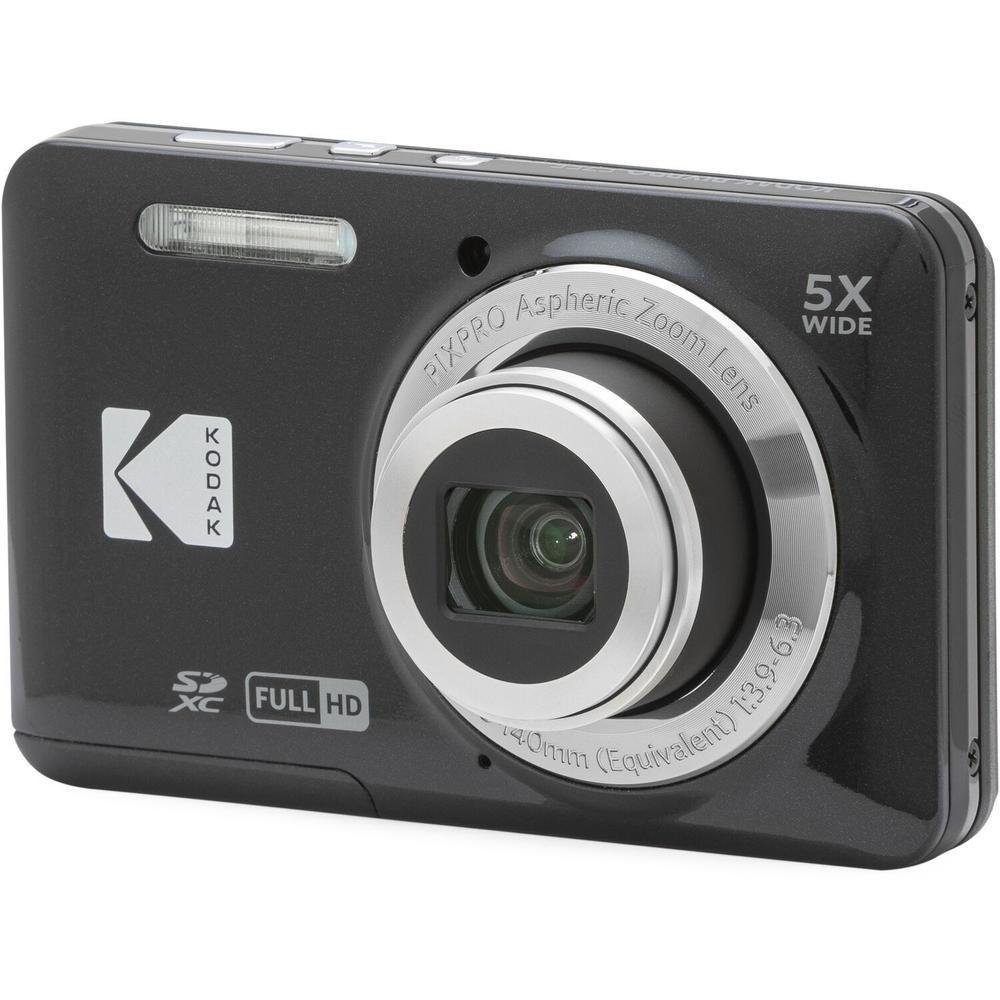 Câmera Kodak Digital Zoom Fz55-bk, 16 Mp, Zoom Óptico De 5 X 28 Mm De Largura Angular E Tela Lcd De 2,7 Polegadas